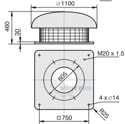 Rosenberg DHW 560-6-6 D - описание, технические характеристики, графики